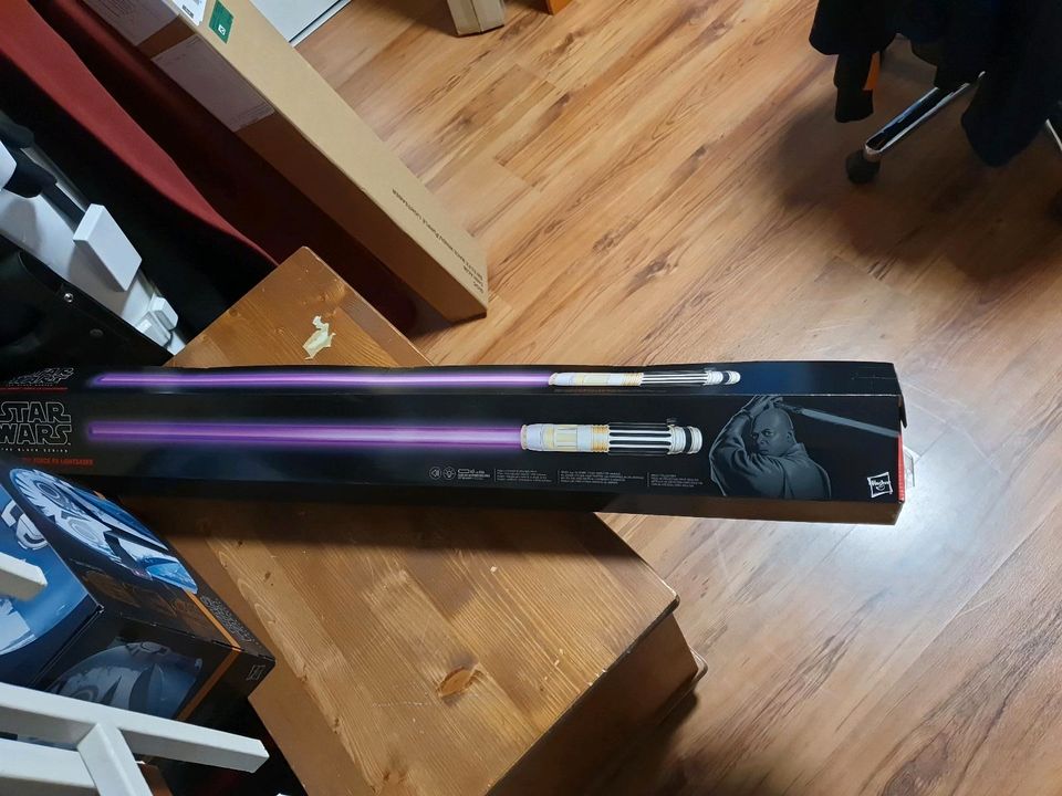 Hasbro SW Force FX Mace Windu Lichtschwert Lightsaber,NEU+OVP in Halstenbek