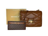 Michael Kors MK Tasche Serena Geldbörse Jet Set Reed Braun NEU Hessen - Reiskirchen Vorschau