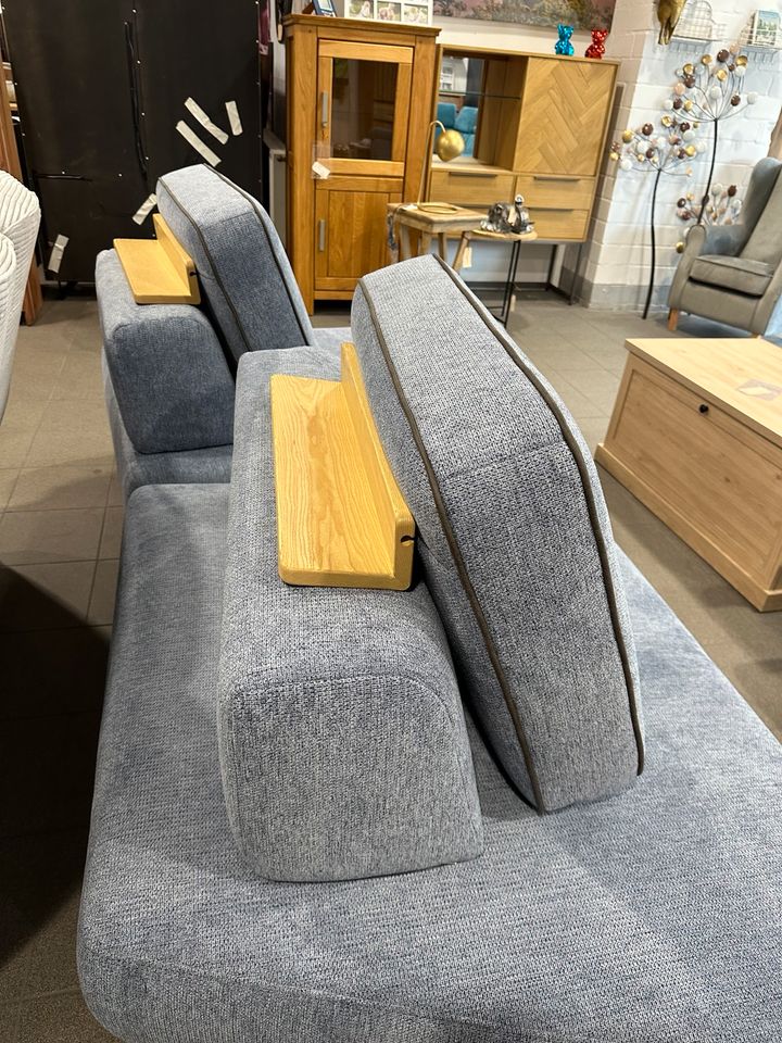 Design Modul Sofa Sessel blau mehrere Stellvarianten in Blomberg