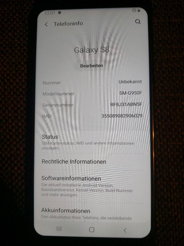 Samsung Galaxy s 8 in Jarplund-Weding