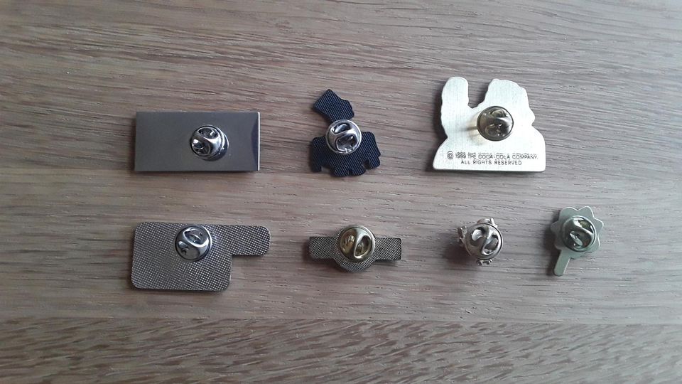 Pin Sammlung Pins Nescafe Martini DB Simpsons Coca Cola Vogel Eis in Burgthann 