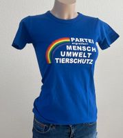 PARTEI MENSCH UMWELT TIERSCHUTZ T-SHIRT S 36 Blau vintage y2k Baden-Württemberg - Aichtal Vorschau