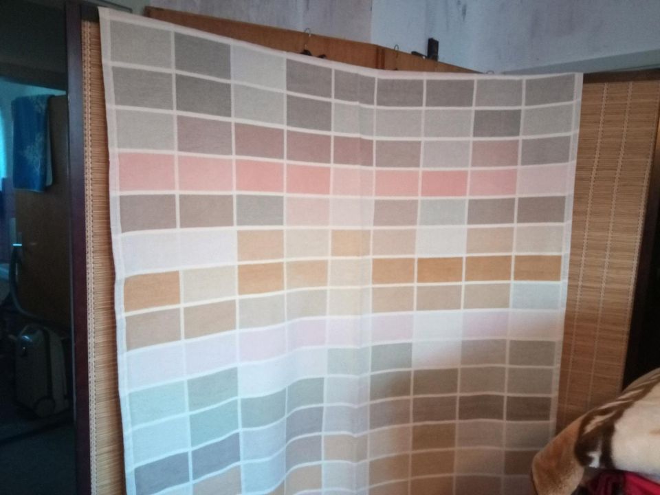 Wolldecke 150x200cm Biederlack Neue Wohndecke Dralon Pastelltöne in Tröstau