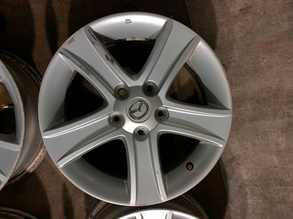 4x Original Mazda 6 Alufelgen 7Jx16 ET55/5x114,3/#P74 in Hanau