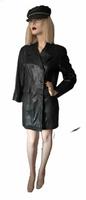 Gipsy Vintage Leder Mantel Jacke Gehrock  M schwarz Niedersachsen - Meine Vorschau