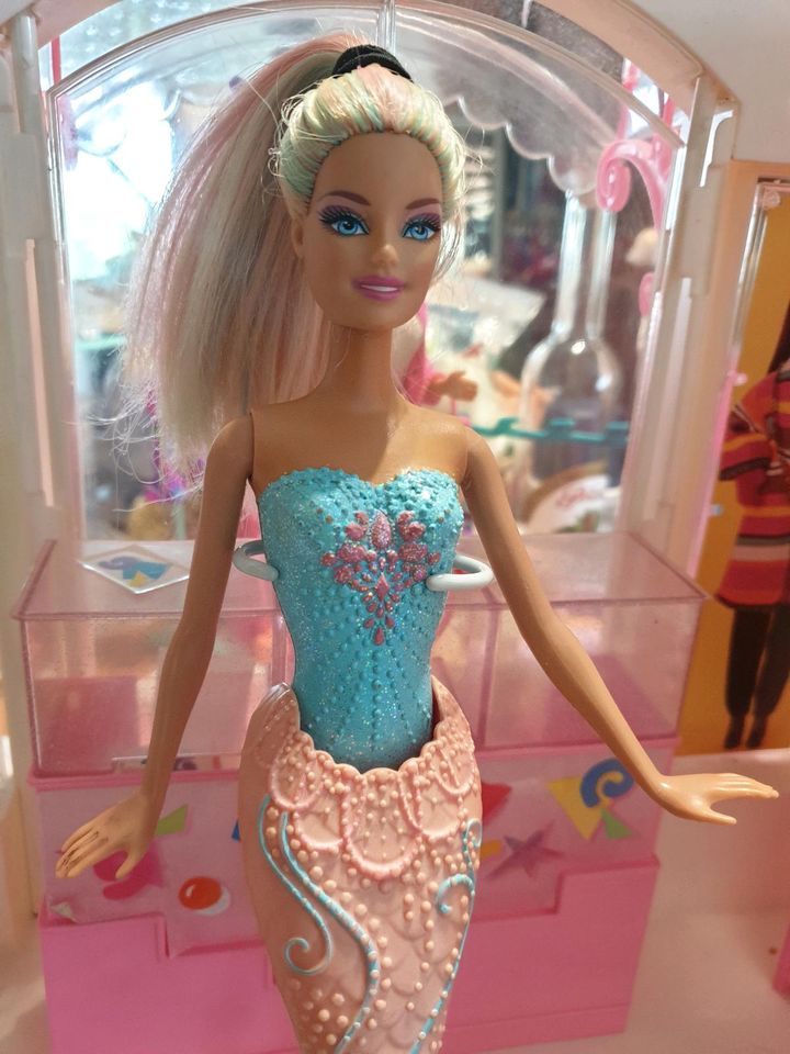 Barbie Meerjungfrau Mattel 2012 süßes Gesicht in Nörten-Hardenberg