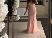 Wunderschönes Unikat Abendkleid rosa mit Swarovski Steinen 36 Baden-Württemberg - Konstanz Vorschau