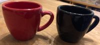 2 kleine Espresso-Tassen, rot und schwarz, zusammen 2 € Berlin - Steglitz Vorschau