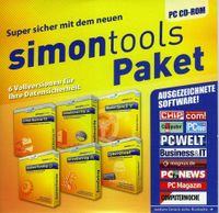 CD-ROM simon tools Paket 6 Vollversionen für Ihre Datensicherheit Rheinland-Pfalz - Ransbach-Baumbach Vorschau