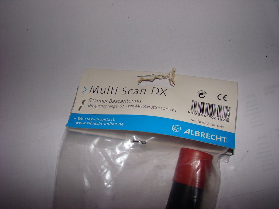 Multiscan DX, Scanner-Stationsantenne 60-525MHz NEU und OVP in Aldersbach