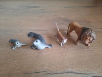 Schleich Figuren Set: Robbe, Seehunde, Katze, Löwe Baden-Württemberg - Leutkirch im Allgäu Vorschau