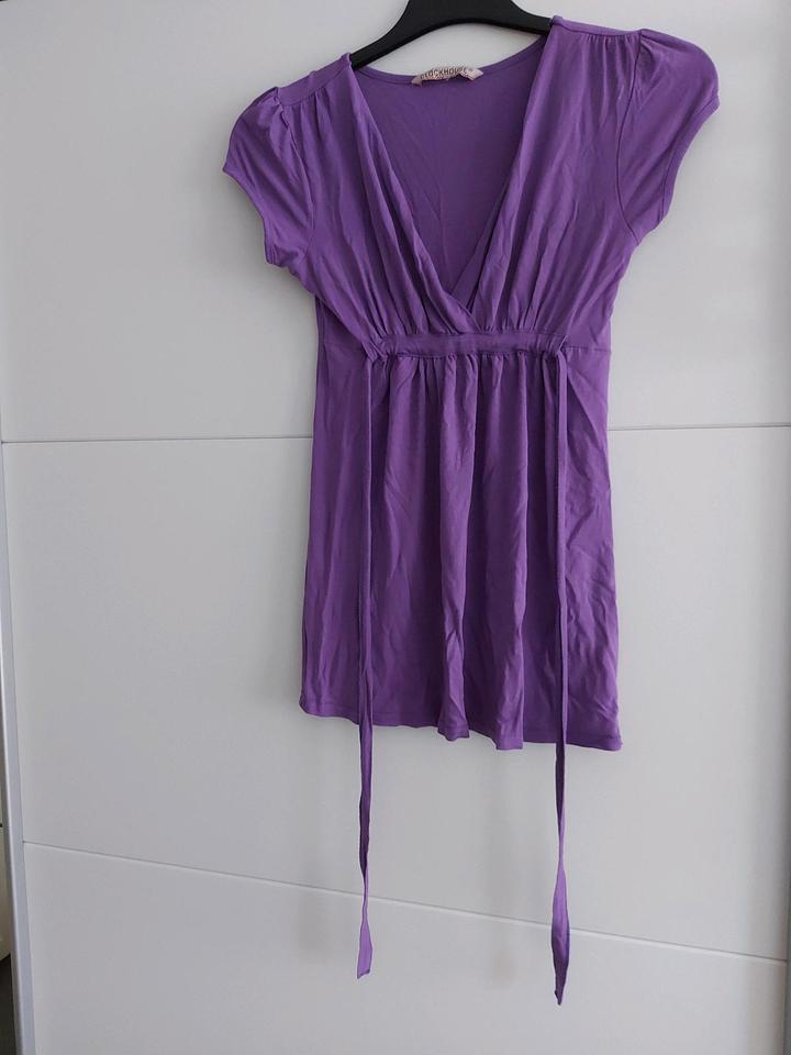 Damen Top Bluse T-Shirt Tunika Lila 36/38 Schwangerschaft in Adendorf
