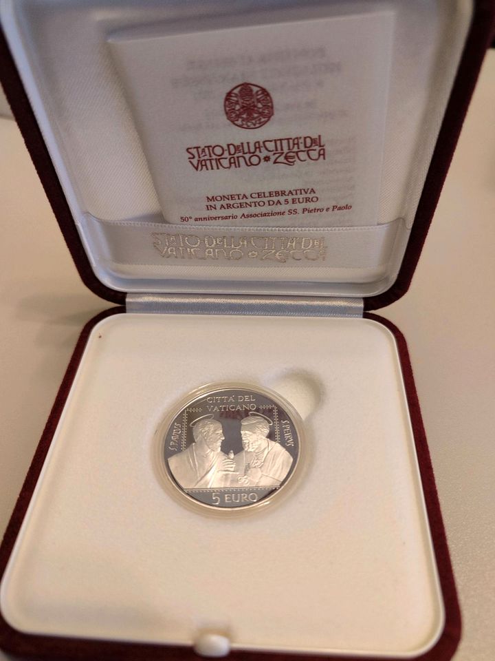 Vatikan, Silbermünzen, Gedenkmünzen, 2021, Set Papst Franziskus in Mettenheim Rheinhessen