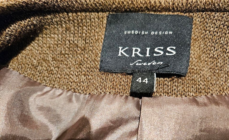 Jacke, "Kriss", Gr. 44, braun, neuwertig in Kirchhundem