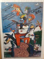 Poster Papier Ausstellung Plakat moderne Kunst Gemälde Niedersachsen - Delmenhorst Vorschau