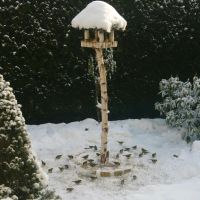 Vogelhaus Birke Handarbeit Bayern - Iffeldorf Vorschau