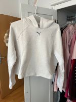 Puma Oberteil Sweater Crop Top XL (M/L) grau weiß Sport Leipzig - Möckern Vorschau