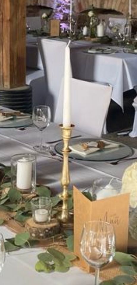Kerzenständer ab 1,5€ Kerzenhalter Gold Hochzeit Verlobung in Wiesbaden