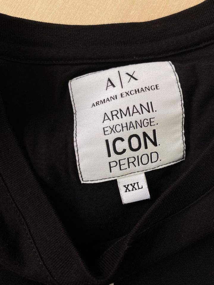 2x Armani Exchange T-Shirt Schwarz Gr. XXL in Neustadt