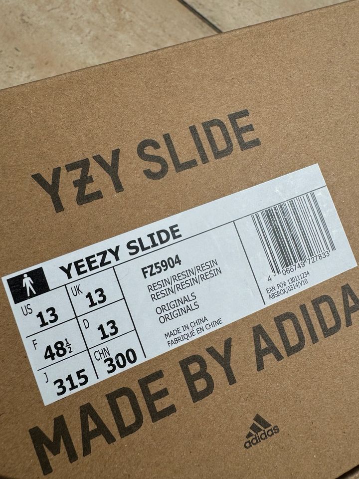 Adidas Yeezy Slide Resin EU48.5 in Rosenheim