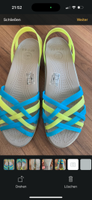 huarache Crocs Sandalen riemchensandalen Keilabsatz peeptoes w7 Bayern - Oettingen in Bayern Vorschau