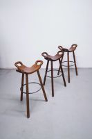 1/6 Brutalist Marbella Barhocker Bar Stool Set Sergio Rodrigues Mitte - Tiergarten Vorschau