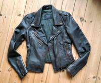 Echtleder Jacke Zara Gr. XS mit elastischen Einsätzen am Rücken Hamburg-Mitte - Hamburg Hamm Vorschau