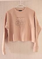 Pullover rose, rosa, Kiabi, Sterne Mond, cropped, Gr. XS Bayern - Würzburg Vorschau