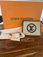 Louis Vuitton Raffia Toiletry Pouch on Chain Pochette NEU Natur Köln - Rodenkirchen Vorschau