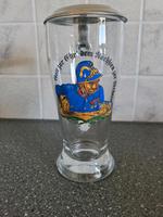 Bierkrug, Bierglas, Feuerwehr, 0,5 Liter, mit Zinndeckel Baden-Württemberg - Böbingen an der Rems Vorschau