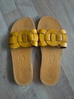 Mango gelbe Pantolette flat Baden-Württemberg - Bretten Vorschau