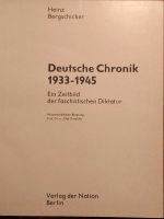 Bergschicker, Heinz. Deutsche Chronik 1933-1945 Mitte - Tiergarten Vorschau