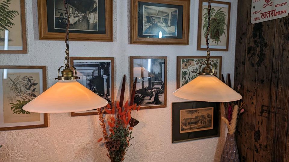 Antike Alte Jugendstil Lampe Hängelampe Bauhaus Deckenlampe in Neuwied