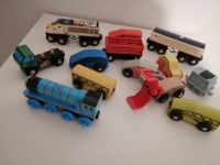 Brio Bahn Teile Loks Autos Anhänger etc Holz 13 Stück Preis VB Nordrhein-Westfalen - Velbert Vorschau