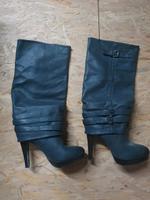 Neue Damenstiefel Gr 37 anthrazit Kreis Pinneberg - Kummerfeld Vorschau