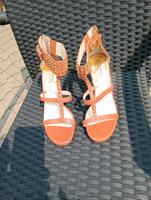 Michael Kors High Heels Gr. 7,5 cognac gold Nordrhein-Westfalen - Bottrop Vorschau