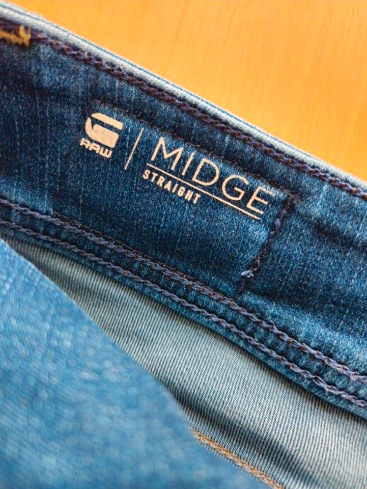 G-Star Raw Jeans Midge Straight - Gr.30 / Länge 30 - wie Neu in Wichmar