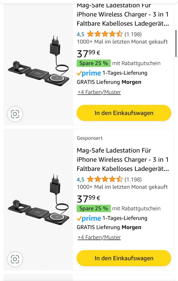 Ladegerät für IPhone und Smartwatch in Freiburg im Breisgau