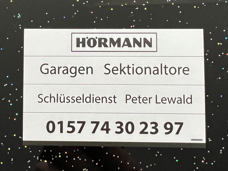 Sofort verfügbar! Hörmann Garagen Sektionaltore, L-Sicke, Planar, CH703 Anthrazit Metallic in Fröndenberg (Ruhr)