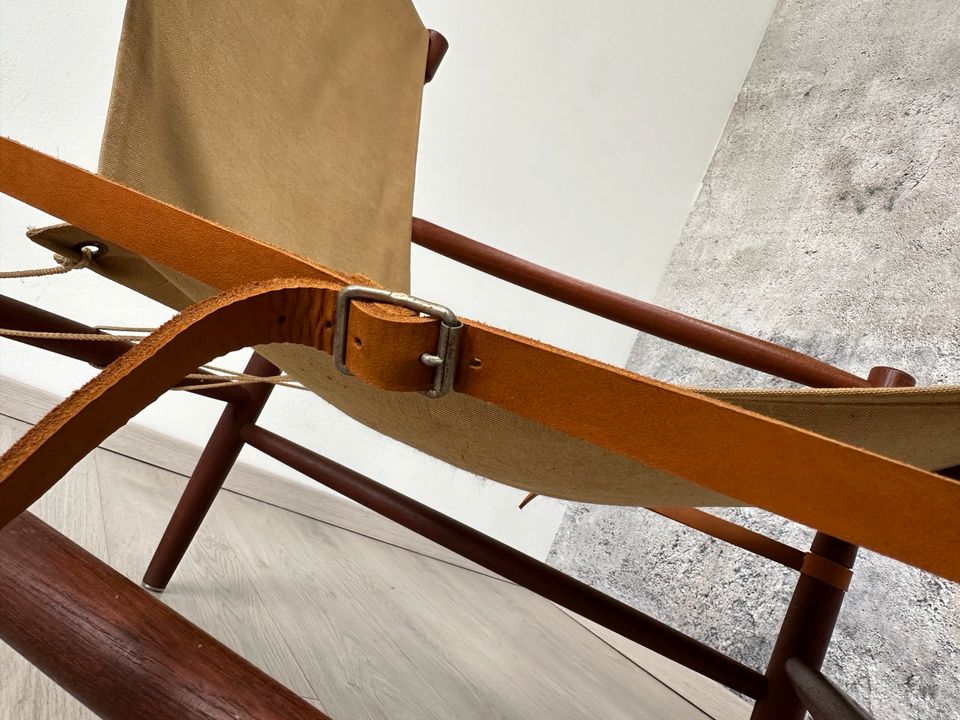 Teak Designer Sessel von Olav Hødnebø Norway Leder, 50er 60er in Mülsen