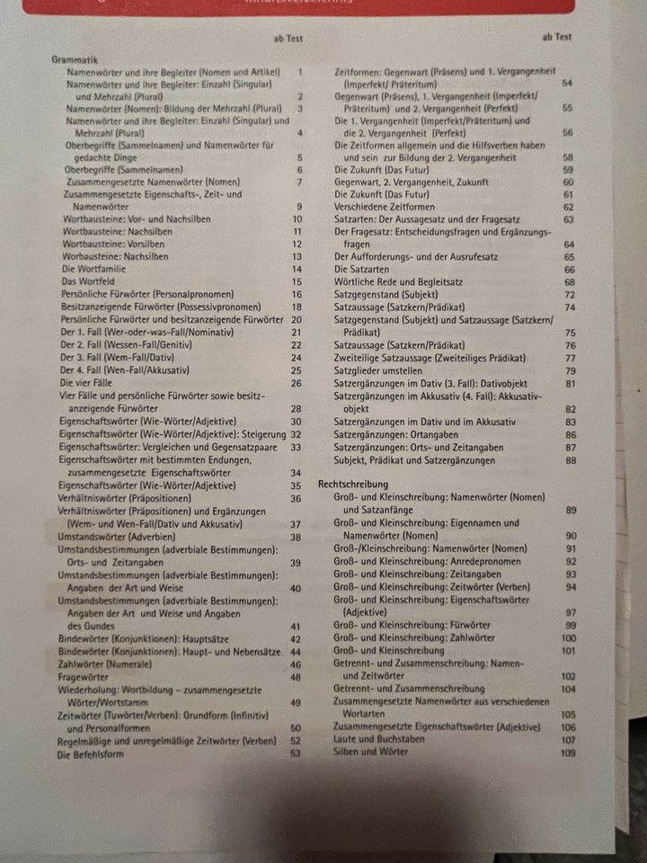 Testmappen Grundschule 3./4. Klasse in Kaiserslautern