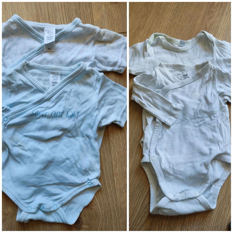 Baby Erstling Bodys von H&M, DM,C&A 50-56 in Obertshausen