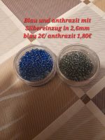 2 Dosen Rocailles mit Silbereinzug in 2,6 mm blau und anthrazit Sachsen - Zittau Vorschau