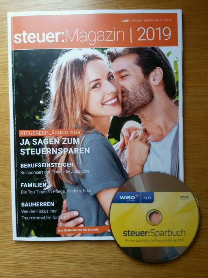 WISO Steuererklärung 2018: Sparbuch CD und Magazin 2019 in Bamberg