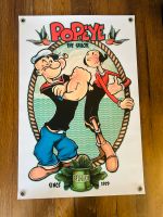 Popeye Comic Plakat Bild Cartoon Fitness Gym Bodybuilding ⭕️ Nordrhein-Westfalen - Aldenhoven Vorschau