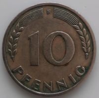 10 PFENNIG 1949 BANK DEUTSCHER LÄNDER F Hessen - Großkrotzenburg Vorschau