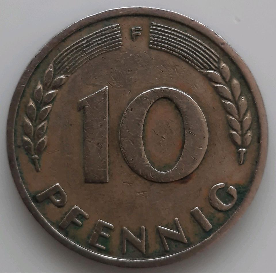 10 PFENNIG 1949 BANK DEUTSCHER LÄNDER F in Großkrotzenburg