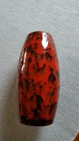 Keramik Vase in schwarz-rot, Vintage 70er Jahre Hessen - Rotenburg Vorschau