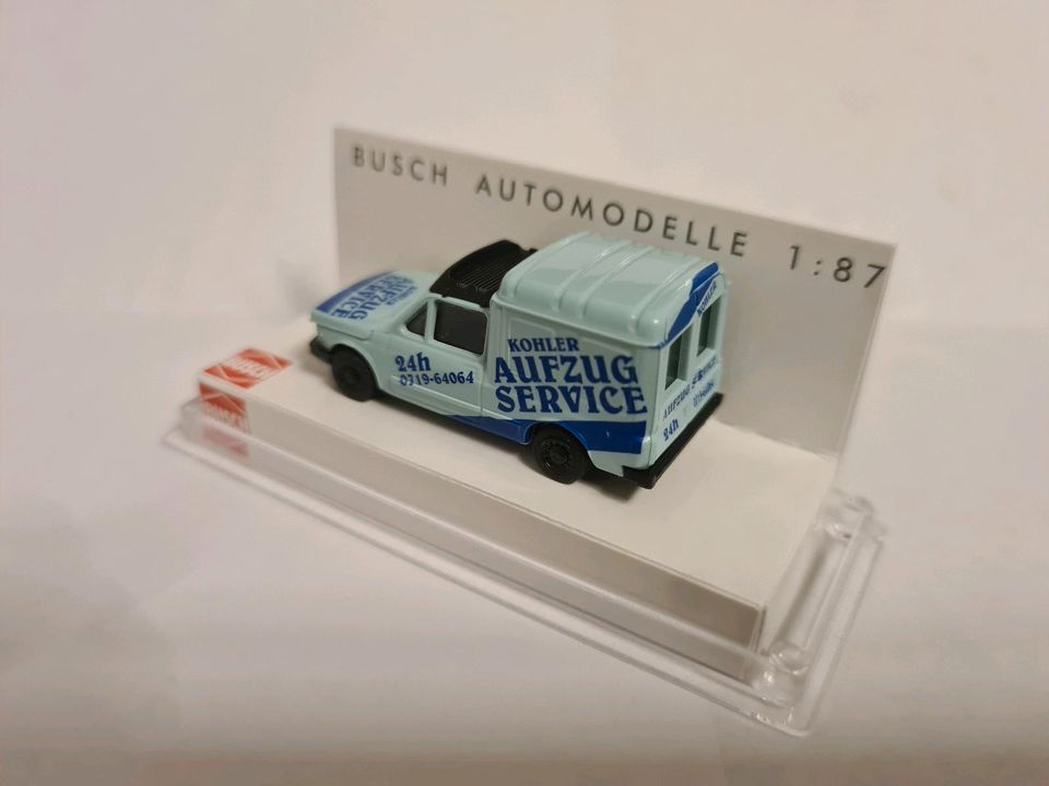 1:87 Busch 40102 Fiat Fiorino Aufzugservice OVP in Sibbesse 