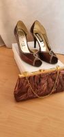 Pumps mit Swarovski Steine,Echtes Leder und Tasche,High Heels Nordrhein-Westfalen - Unna Vorschau